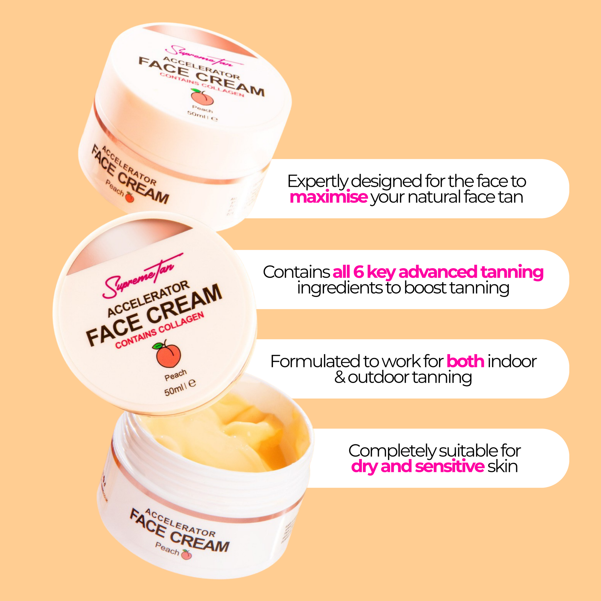 Deluxe Face & Body Bundle - Tanning Butter with Carrot Oil