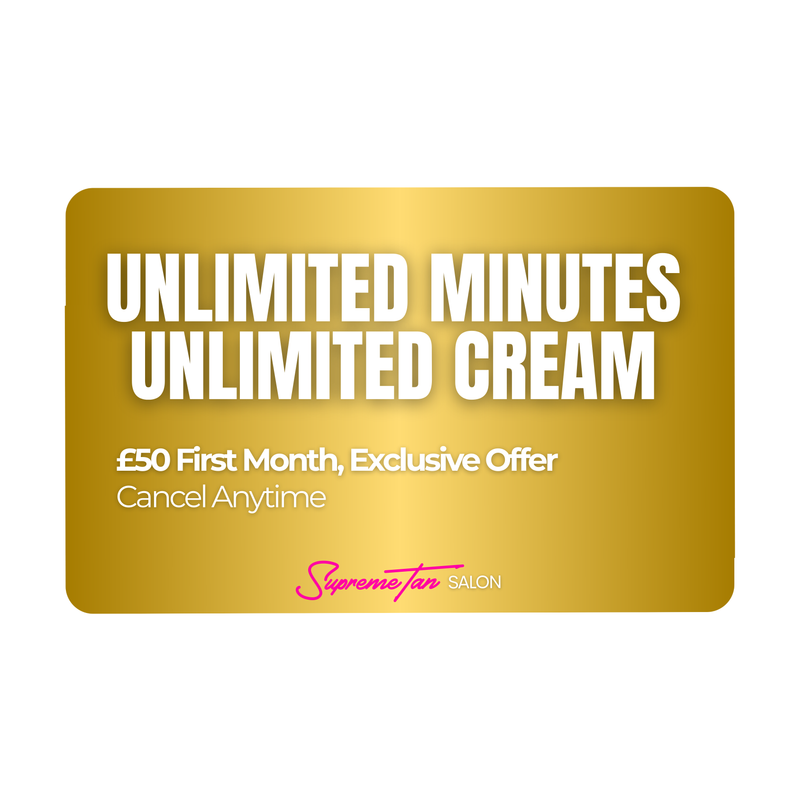 SupremeTan Salon Package - UNLIMITED Minutes & Cream (Subscription)